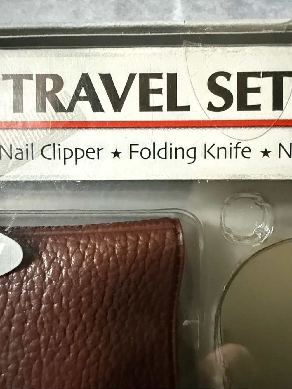 New in box Men's Travel Grooming Kit. Has never been removed.
